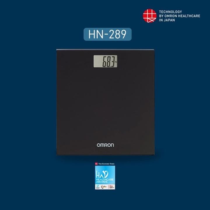 Produktbild Omron HN-289-E Black Electronic personal scale (150 kg)
