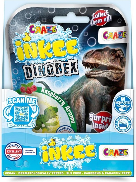 Actual product image Craze Inkee Surprise Dino (Bath bombs)