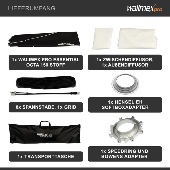 Produktbild Walimex pro Essential Octa 150 Hensel EH (Softbox, 150 cm)