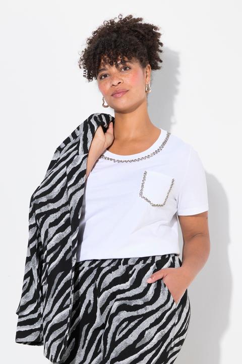 Produktbild Miamoda T-Shirt, bequeme Passform, Zierketten (42)