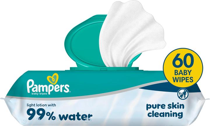 Actual product image Pampers 99% Water (60 pcs.)