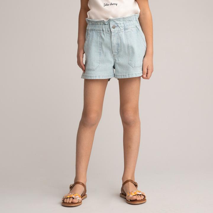 Image du produit La Redoute Collections Short en jean à rayures (102)