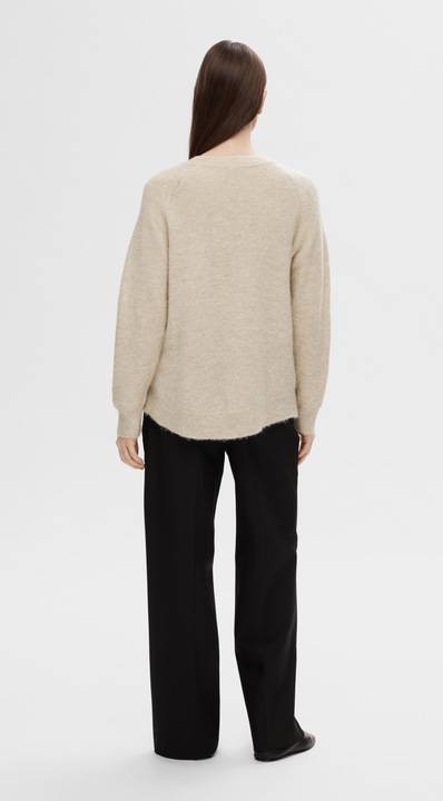 Produktbild Selected Femme Rundhalsausschnitt Woll Pullover (XS)