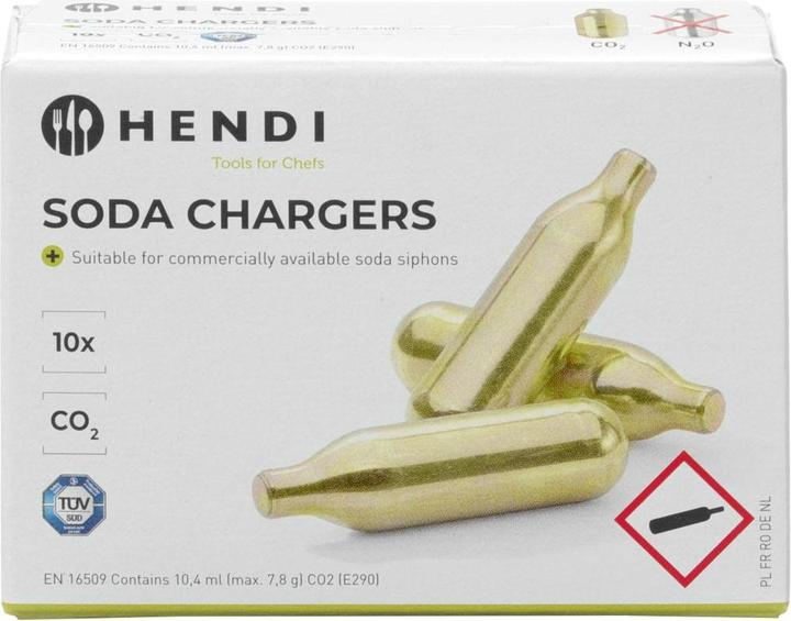 Produktbild Hendi Soda (CO2) Kapseln 10 Stk. / KT