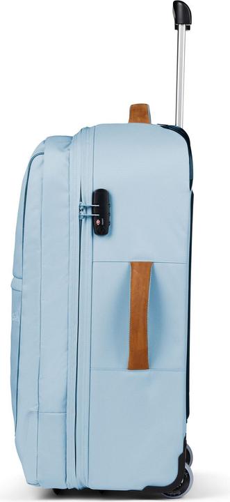 Actual product image Satch Flow M Pure Ice Blue Wheeled Suitcase (55 l)