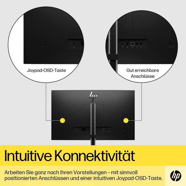 Actual product image HP E24q G5 (2560 x 1440 pixels, 23.82")