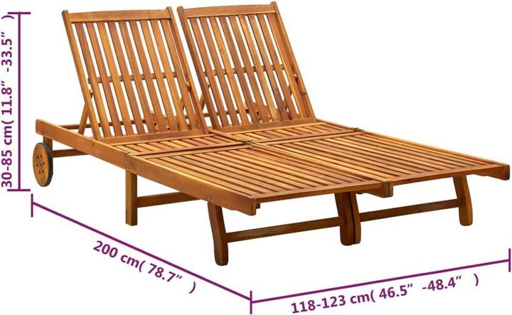 Produktbild VidaXL Sonnenliege (200 cm)