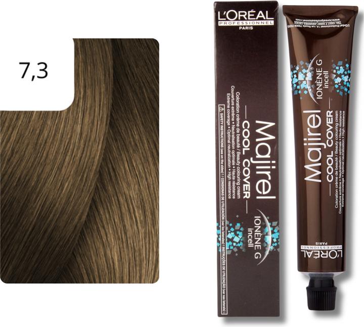 Image du produit L'Oréal Professionnel Majirel Cool Cover (7,3 blond blond moyen or)