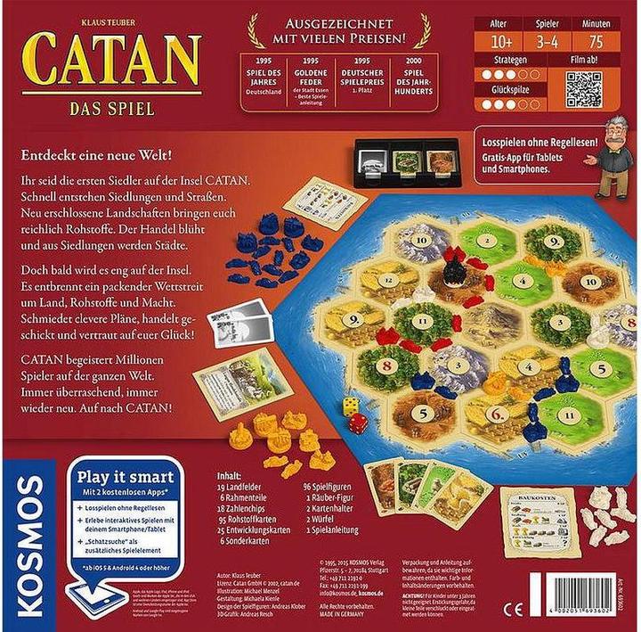 Image du produit Kosmos CATAN - Le jeu (Allemand)