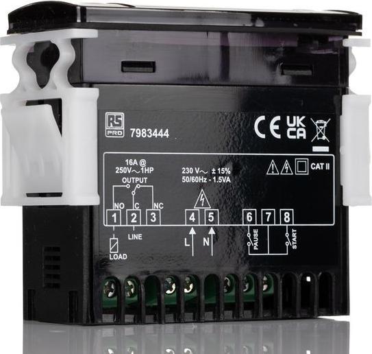 Produktbild RS PRO Timer, 4 Digit, 76x34.5, 230Vac