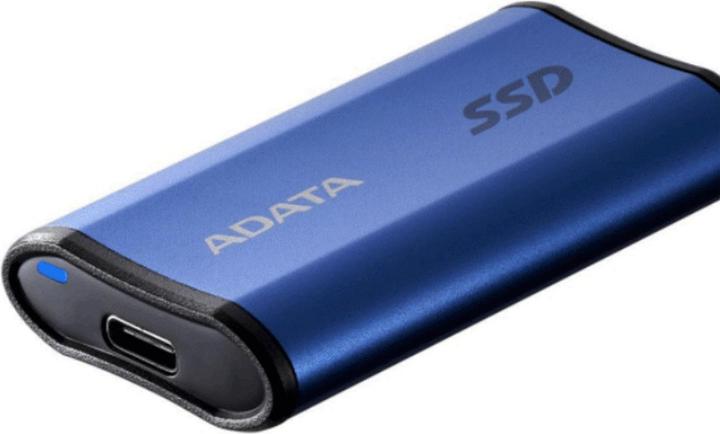 Actual product image Adata Dysk zewnętrzny SSD SE880 500 GB USB3.2A/C Gen2x2 Niebieski (0.50 TB)
