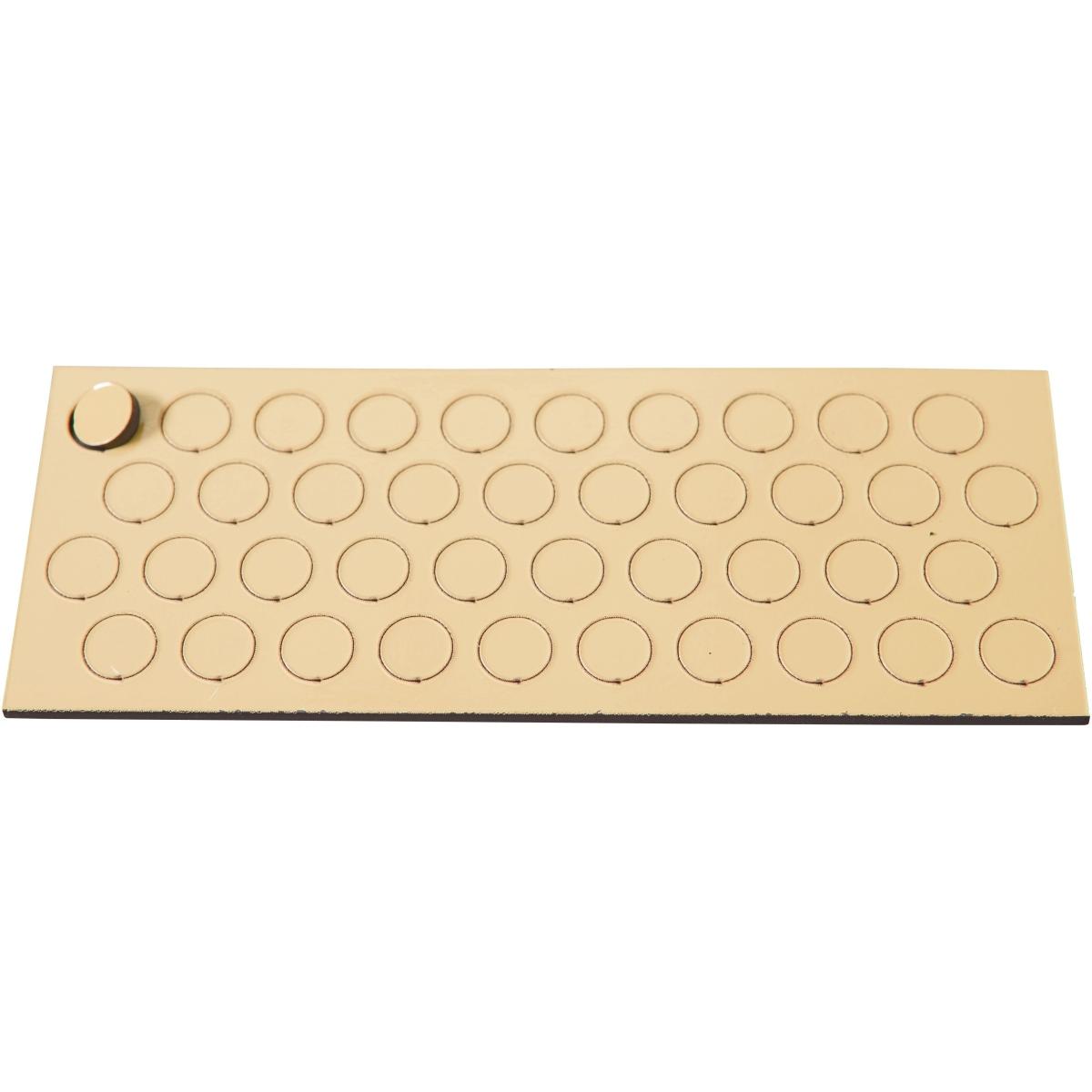 Ultradex, Magnet, Magnetische Symbole Kreis 20mm VE=10 Stück sand (1 x)