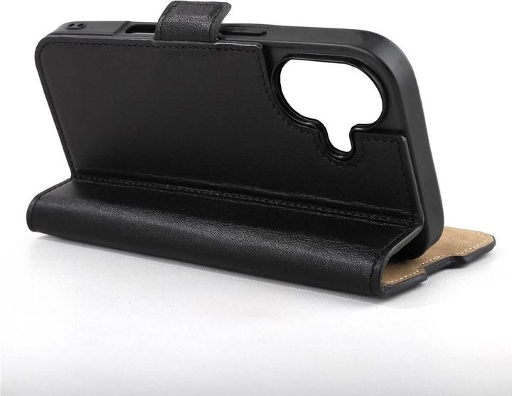 Immagine prodotto Mike Galeli Copertina per libri in vera pelle Fabio nero (Apple iPhone 16 Plus)