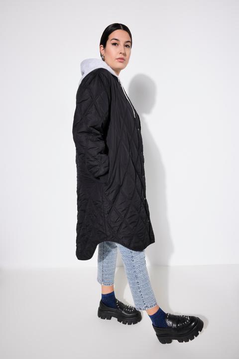 Produktbild Studio Untold Steppmantel, Straight Shape, Hoodie-Einsatz (42, 44)