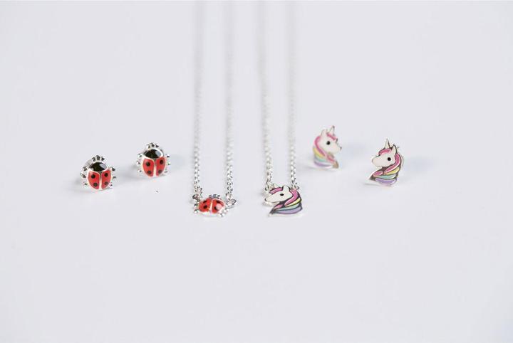 Image du produit Martina Schmuckdesign Chäferli Ohrstecker (Argent massif de 925, Émail)