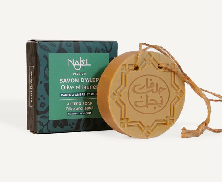 Image du produit Najel Savon d'Alep à l'Ambre et à l'Oud (Savon dur)