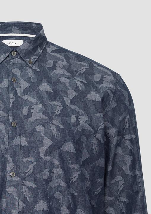 Immagine prodotto s.Oliver Hemd Regular Fit: Leichtes Jacquard-Hemd mit Button-Down-Kragen (3XL)