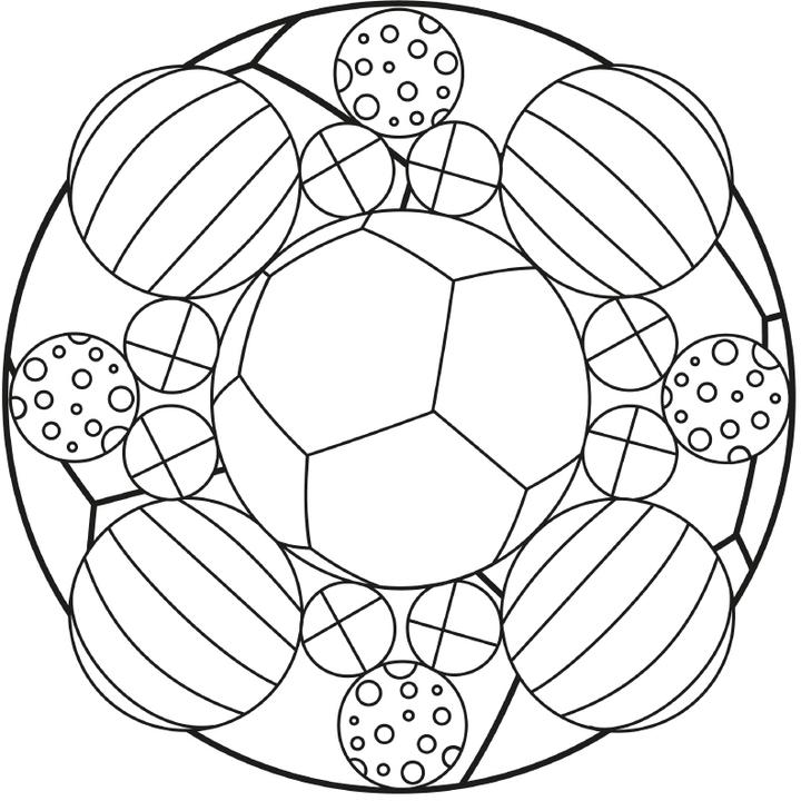 Actual product image Mandalas (blue)