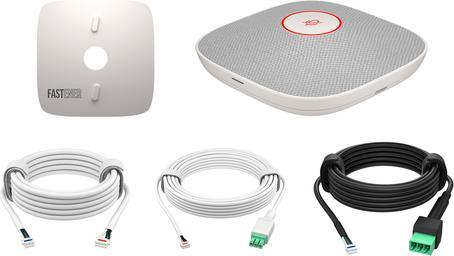 Produktbild Poly HP Studio A2 White Table Microphone w/ Mounting Plate I/O cables TAA