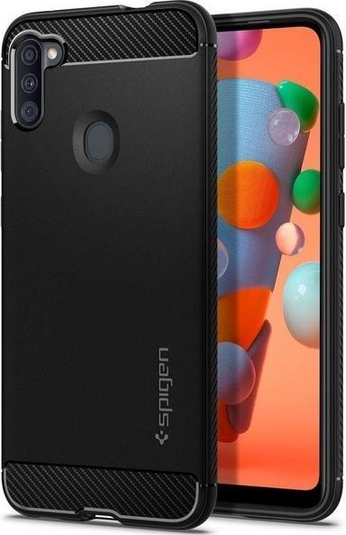 Produktbild Spigen Rugged Armor Sam M115 M11 czarny/black ACS00855 (Samsung Galaxy M11)