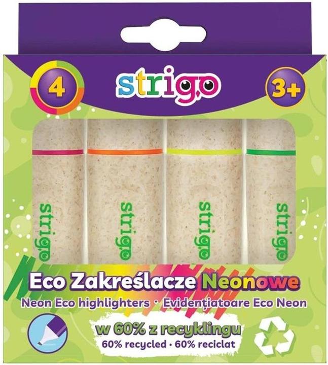 Produktbild Stigo Bike Eco Hi-Text Neon-Textmarker 4er-Mix STRIGO (4x)