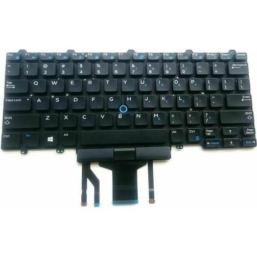 Thumbnail - Dell Ersatztastatur Notebook, Notebook Ersatzteile, Schwarz