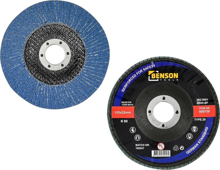 Produktbild Benson Fächerschleifer 125 mm k 60