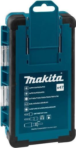 Produktbild Makita Ratschen und Bit-Set (Innensechsrund TX M10, Innensechsrund TX M15, Innensechsrund TX M20, Innensechsrund TX M30, Kreuz Phillips PH M1, Kreuz Phillips PH M2, Kreuz Pozidriv PZ M1, Kreuz Pozidriv PZ M2, Kreuz Phillips PH M3, Innensechsrund TX M40)