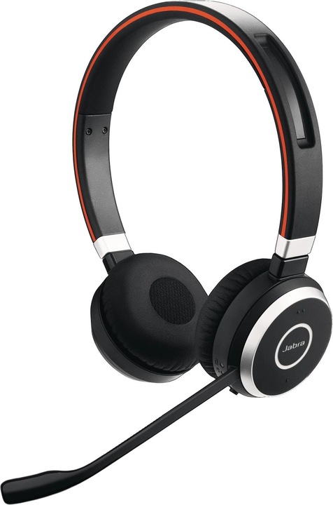 Actual product image Jabra Headset Evolve 65 SE MS Duo USB incl. charging station (Wireless, USB-A)
