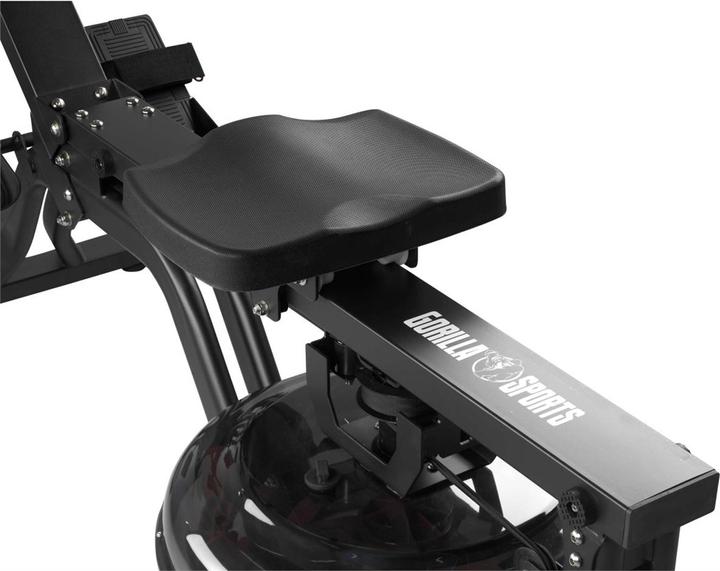 Actual product image Gorilla Sports Water rowing machine with training computer