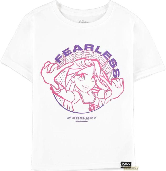 Produktbild Difuzed Disney Fearless Princess (Kids) - Rapunzel Girls Short Sleeved T-shirt - 122/128 (122, 128)
