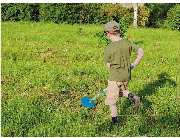 Actual product image Velleman CS50 metal detector