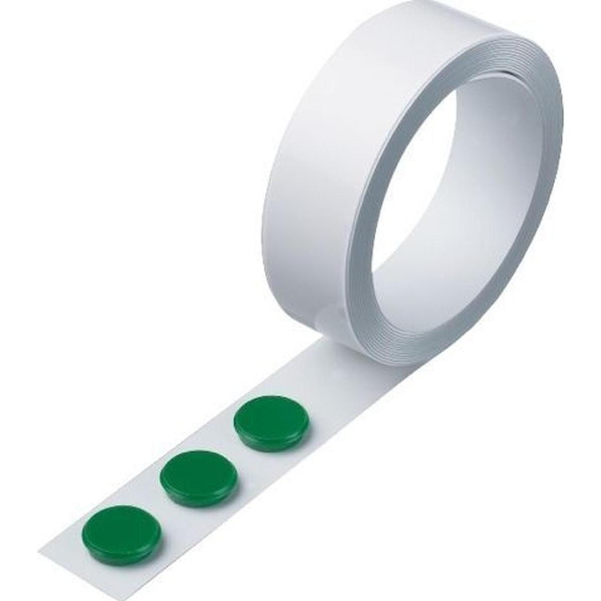 Alco, Magnet, Metallhaftband Stahl 1m weiss inkl. 3 Magnete (1 x)