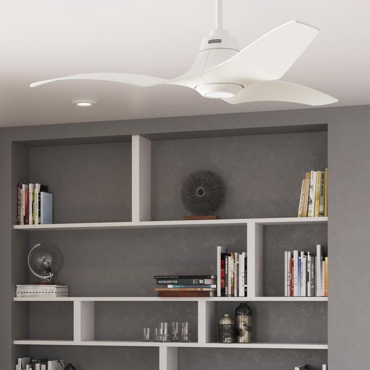 Produktbild Hunter Fans DC Deckenventilator Stingray Weiss 152 cm mit LED (39.30 dB)