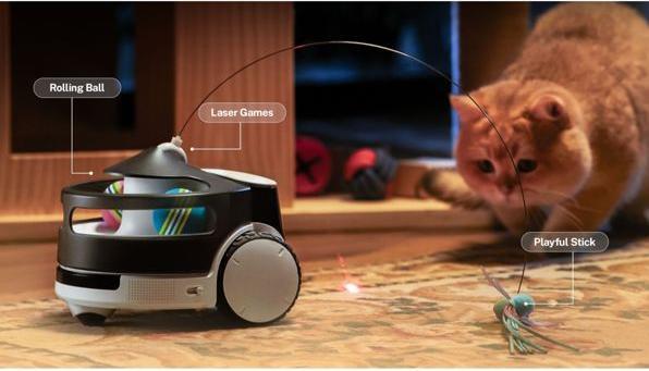 Produktbild Enabot ROLA PetPal Interactive Toys (Beschäftigungsspielzeug Katze)