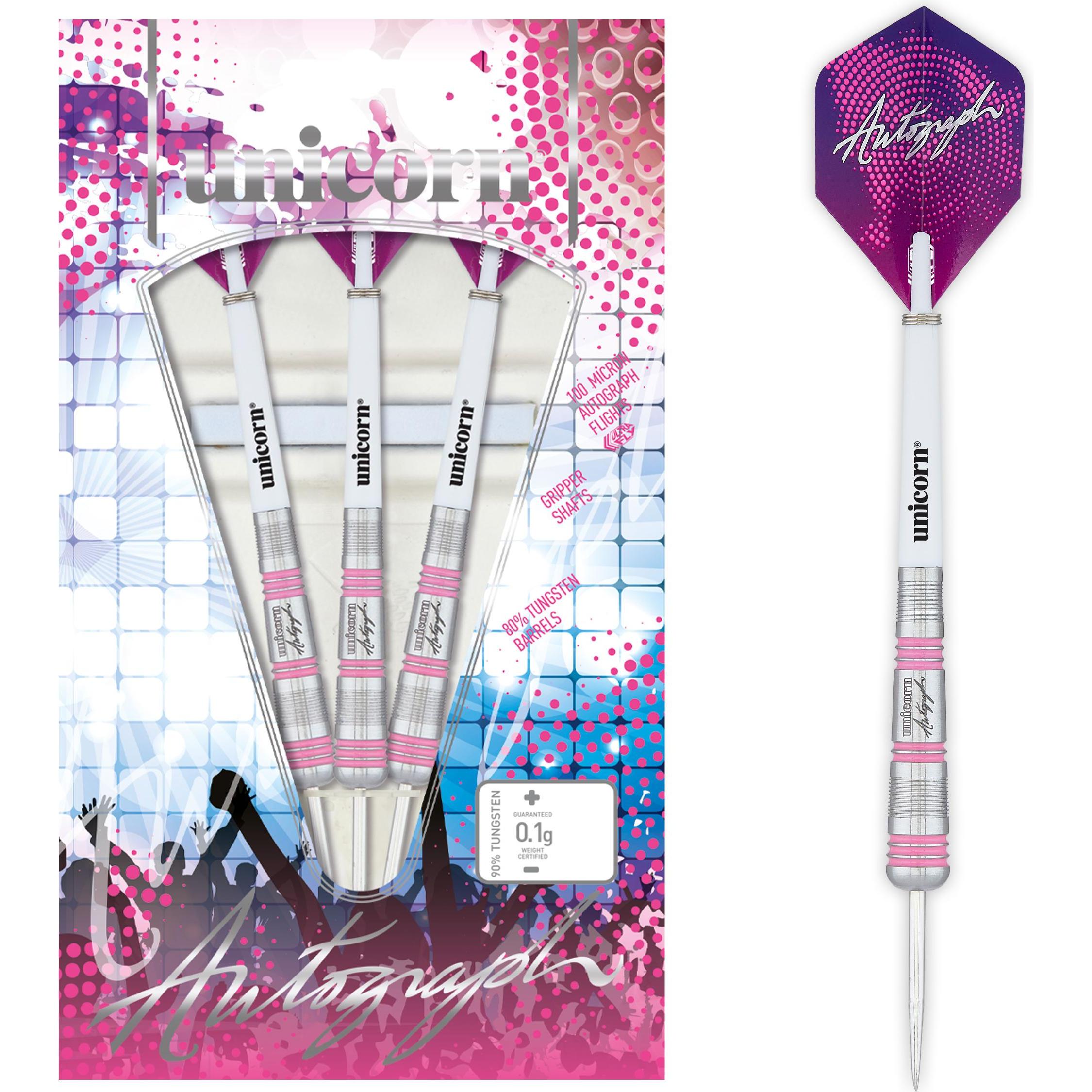Unicorn Autograph Style 3 Steel Darts 1 Satz (23 g)