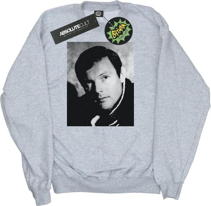 Image du produit Mens Batman TV Series Adam West Photograph Cotton Sweatshirt (XL)