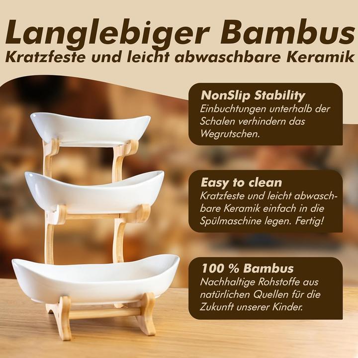 Immagine prodotto Vaneja 3-stöckige Obst-Etagere
