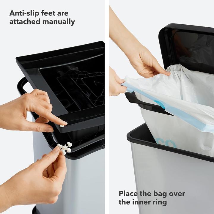 Produktbild Rotho Abfalleimer Paso mit Fusspedal (20 l)