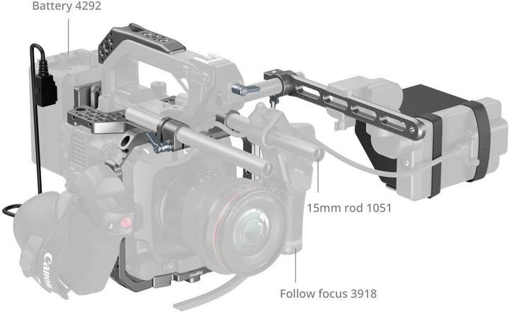 Actual product image SmallRig 4946 Advanced Cage Kit for Canon C400 (Cage)