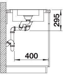 Actual product image Blanco Tipo II 6 S (Fitted sink, 100 cm, 50 cm)