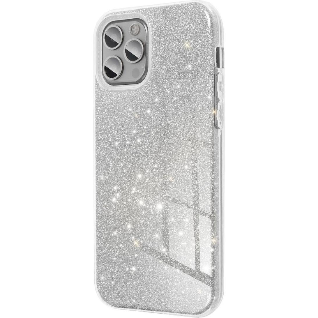 König Design Handyhülle für Samsung Galaxy S20 Schutzcase Cover Bumper Schale Glitzer Silber (Samsung Galaxy S20+), Smar...
