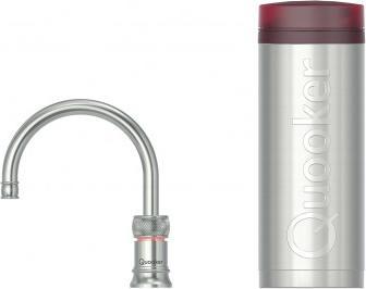 Quooker - Wasserhahn Classic Nordic Round single tap PRO3 Voll-Edelstahl