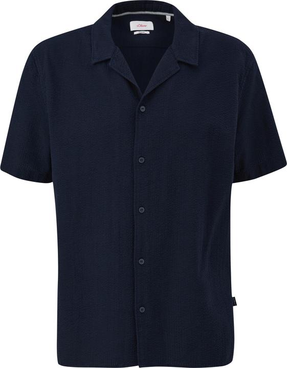 Immagine prodotto s.Oliver Hemd Kurzarmhemd mit Crêpestruktur (M)