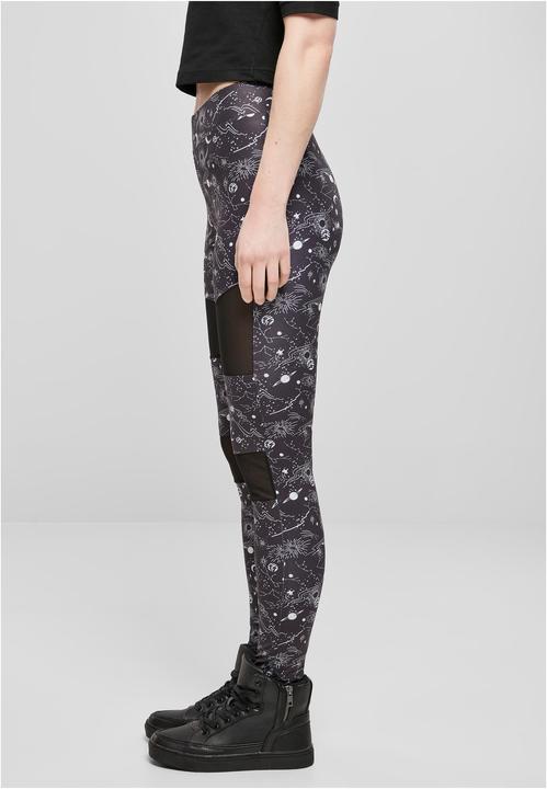 Actual product image Urban Classics Ladies Tech Mesh AOP Leggings (XL)