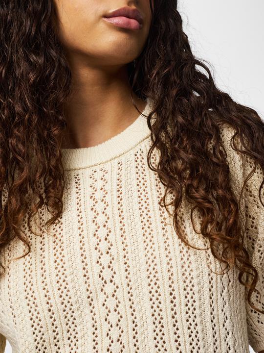 Produktbild Pieces Pcnuka Ss O-Neck Knit Noos Bc (L)