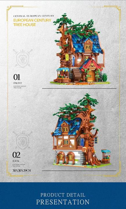Actual product image ReoBrix Tree house