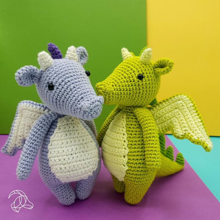 Produktbild Hardicraft Drache Syl - Häkelset