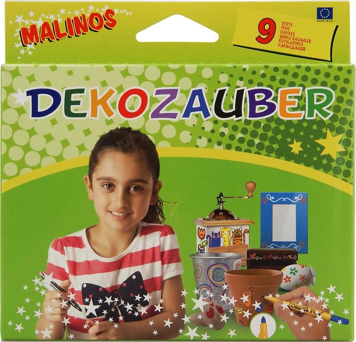 Image du produit Malinos Crayons de décoration Magie (Multicolore, 9 x)