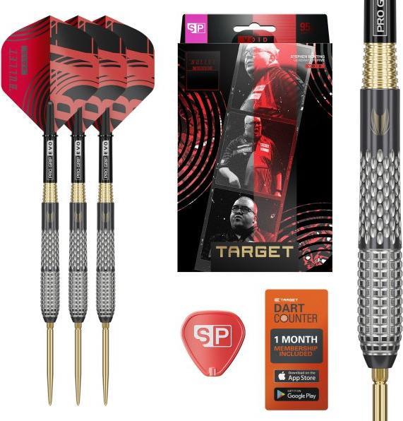 Target Steeldart Stephen Bunting G5 VOID 95%, 22g (22 g)